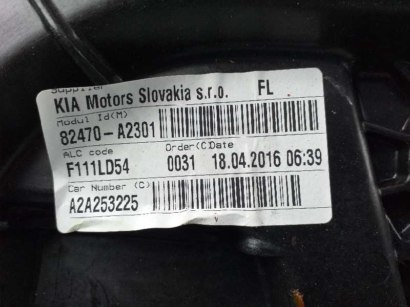 Recambio de elevalunas delantero izquierdo para kia cee´d sporty wagon drive referencia OEM IAM 82470A2301 82450A2010 