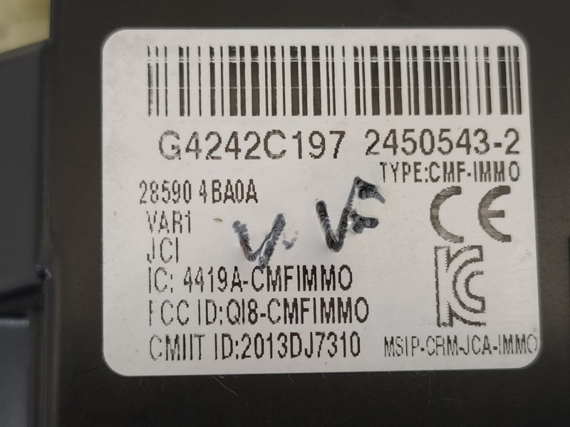 Recambio de conmutador de arranque para nissan qashqai (j11) 360 referencia OEM IAM 285904BA0A G4242C197 24505432