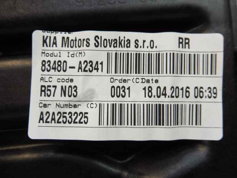Recambio de elevalunas trasero derecho para kia cee´d sporty wagon drive referencia OEM IAM 83480A2341 83460A2010 