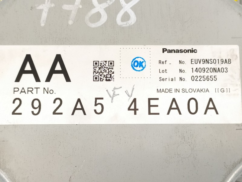 Recambio de modulo electronico para nissan qashqai (j11) 360 referencia OEM IAM 292A54EA0A EUV9NS019AB 