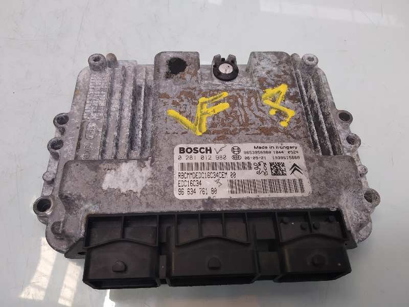 Recambio de centralita motor uce para peugeot 3008 premium referencia OEM IAM 9663476180 0281012980 9653958980