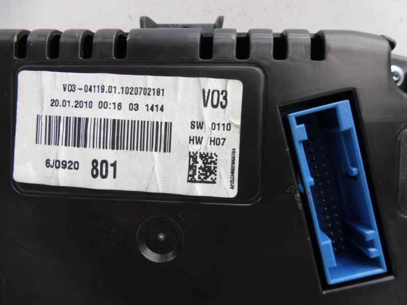 Recambio de cuadro instrumentos para seat ibiza (6j5) stylance / style referencia OEM IAM 6J0920801  