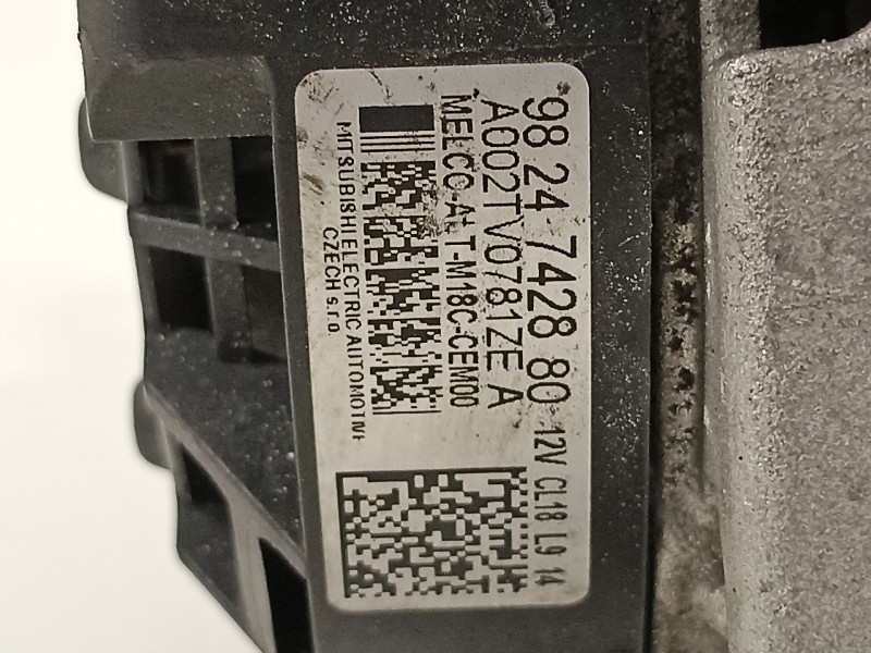 Recambio de alternador para citroën c4 picasso feel referencia OEM IAM 9824742880  