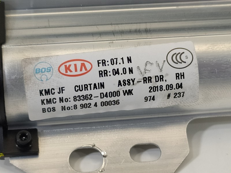 Recambio de parasol derecho para kia optima optima (2015 -2020) referencia OEM IAM 83362D4000  