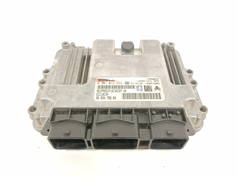 Recambio de centralita motor uce para peugeot 207 confort referencia OEM IAM 9663475880 0281012529 