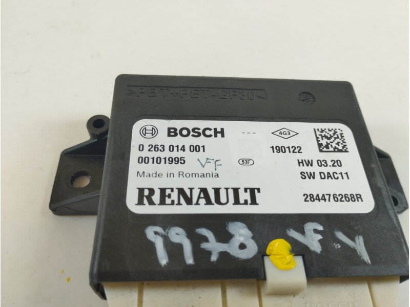 Recambio de modulo electronico para dacia duster ii sl 2019 referencia OEM IAM 284476268R 0263014001 