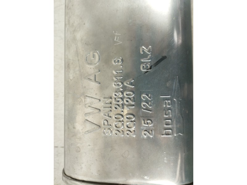 Recambio de tubo escape completo para seat arona xperience referencia OEM IAM 2Q0253611S 2Q0253611AF 