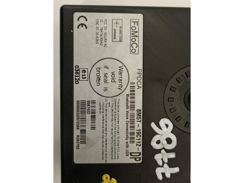 Recambio de modulo electronico para ford kuga (cbv) 2.0 tdci cat referencia OEM IAM 8M5T19C112DP  