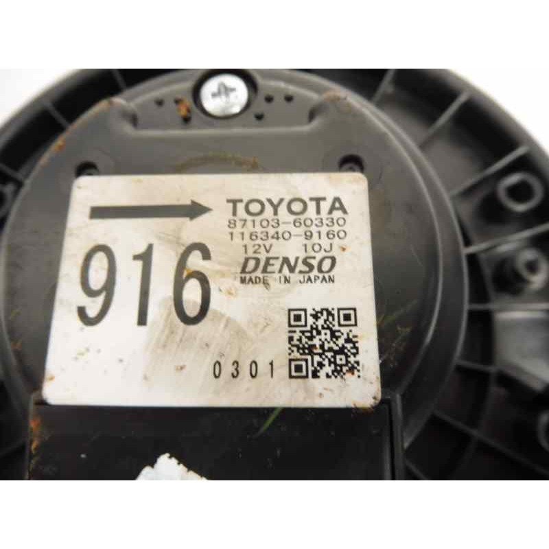 Recambio de ventilador calefaccion para toyota land cruiser (j12) 3.0 d4-d vx referencia OEM IAM  1163409160 