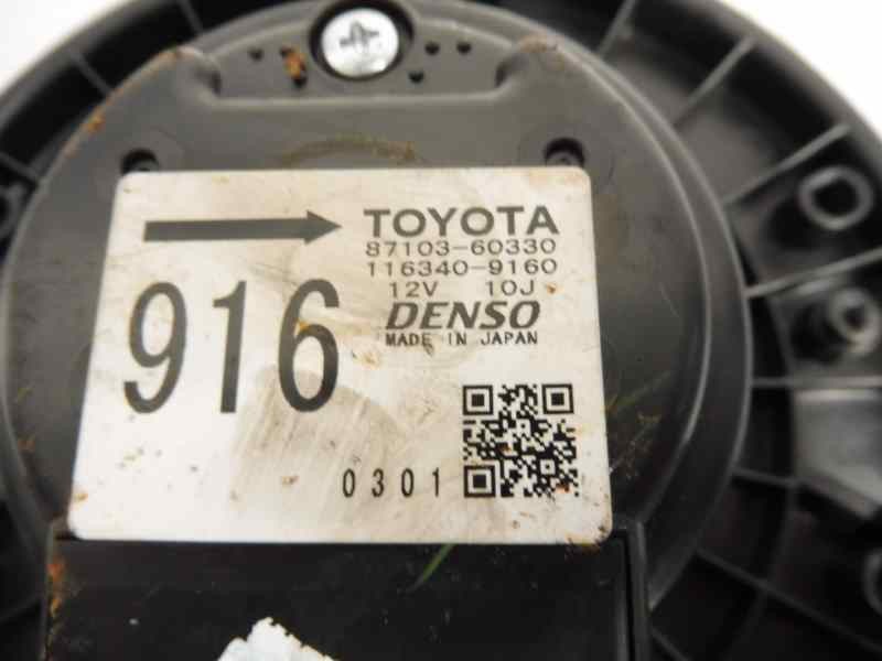 Recambio de ventilador calefaccion para toyota land cruiser (j12) 3.0 d4-d vx referencia OEM IAM  1163409160 