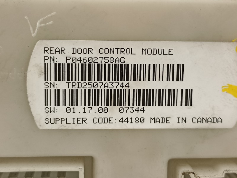 Recambio de modulo confort para chrysler grand voyager limited referencia OEM IAM 4602758AG P04602758AG 