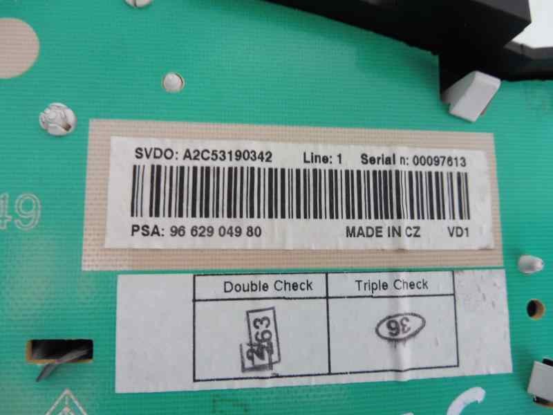 Recambio de cuadro instrumentos para peugeot 207 sw sport referencia OEM IAM 9662904980 A2C53190342 