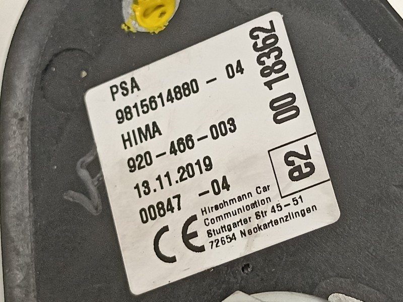 Recambio de antena para citroën c4 picasso feel referencia OEM IAM 9815614880  