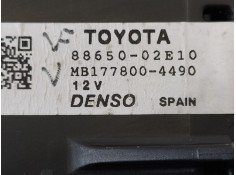Recambio de centralita aire acondicionado para toyota auris hybrid active referencia OEM IAM 8865002E10 MB1778004490  2