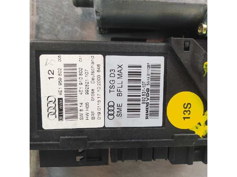 Recambio de elevalunas delantero derecho para audi a8 (4e2) 3.7 quattro referencia OEM IAM 4E0837850 4E1959802 4E1910802