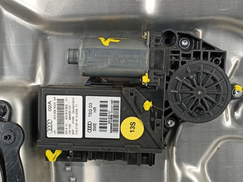 Recambio de elevalunas trasero derecho para audi a8 (4e2) 3.7 quattro referencia OEM IAM 4E0839850 4E0959802A 