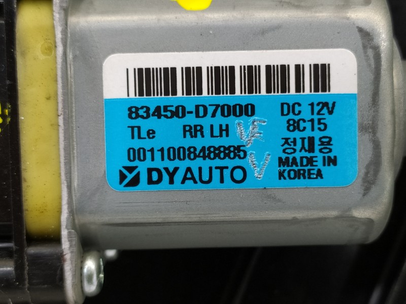 Recambio de elevalunas trasero izquierdo para hyundai tucson kosmo 4wd referencia OEM IAM 83470D7500 83450D7000 