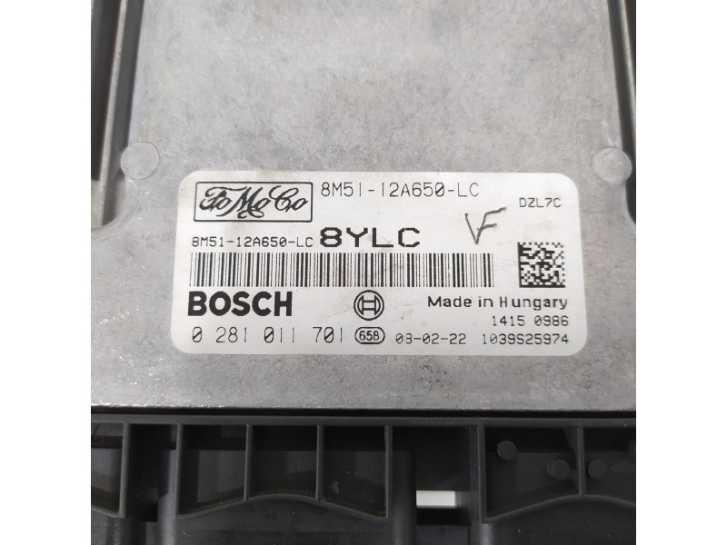 Recambio de centralita motor uce para ford focus turnier (cb4) business referencia OEM IAM 8M5112A650LC 0281011701 