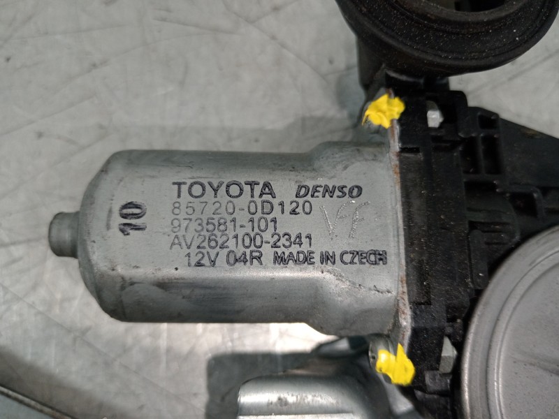 Recambio de elevalunas trasero derecho para toyota yaris city referencia OEM IAM 857200D120  