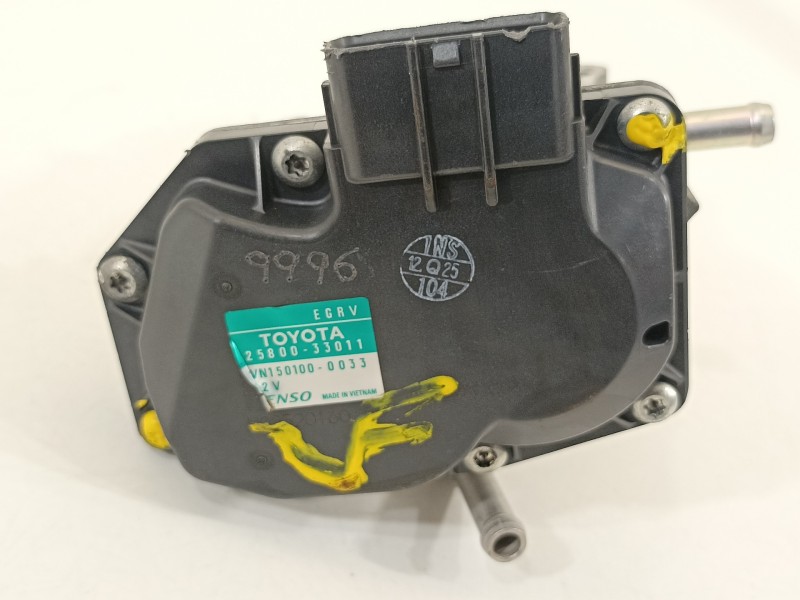 Recambio de valvula egr para toyota yaris city referencia OEM IAM 2580033011  