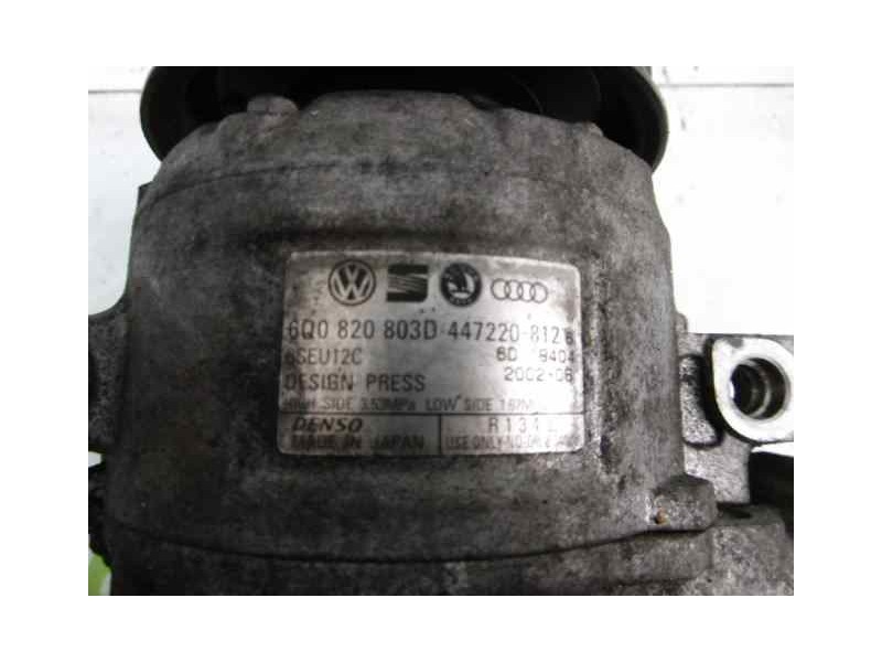 Recambio de compresor aire acondicionado para seat ibiza (6l1) stella referencia OEM IAM 6Q0820803D 4472208127 6SEU12C