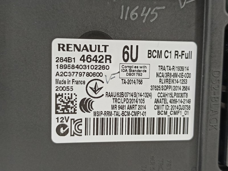 Recambio de modulo electronico para renault talisman business referencia OEM IAM 284B14642R  