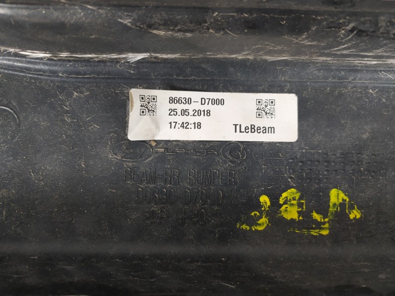 Recambio de refuerzo paragolpes trasero para hyundai tucson kosmo 4wd referencia OEM IAM 86630D7000  