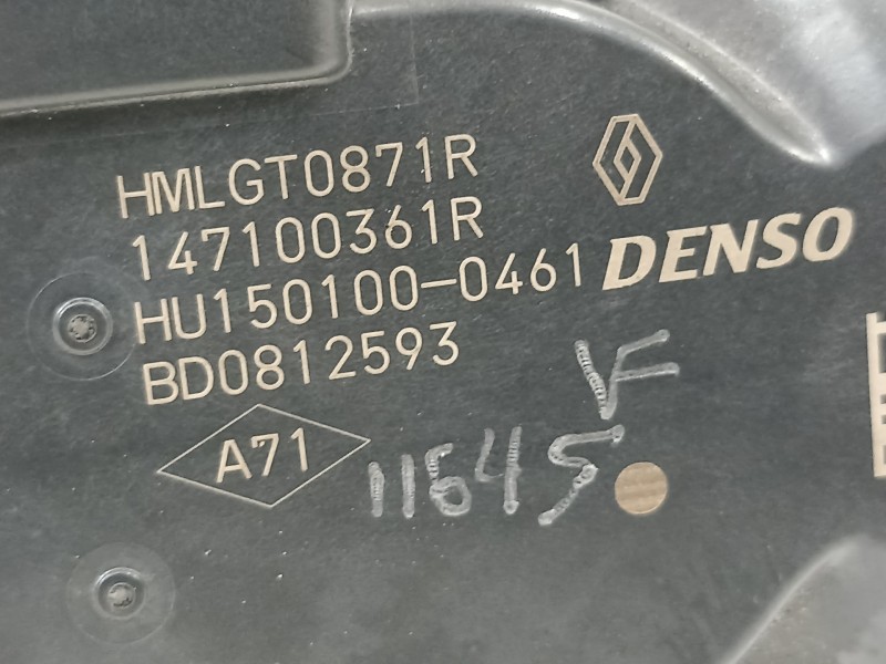 Recambio de caja mariposa para renault talisman business referencia OEM IAM 147100361R  