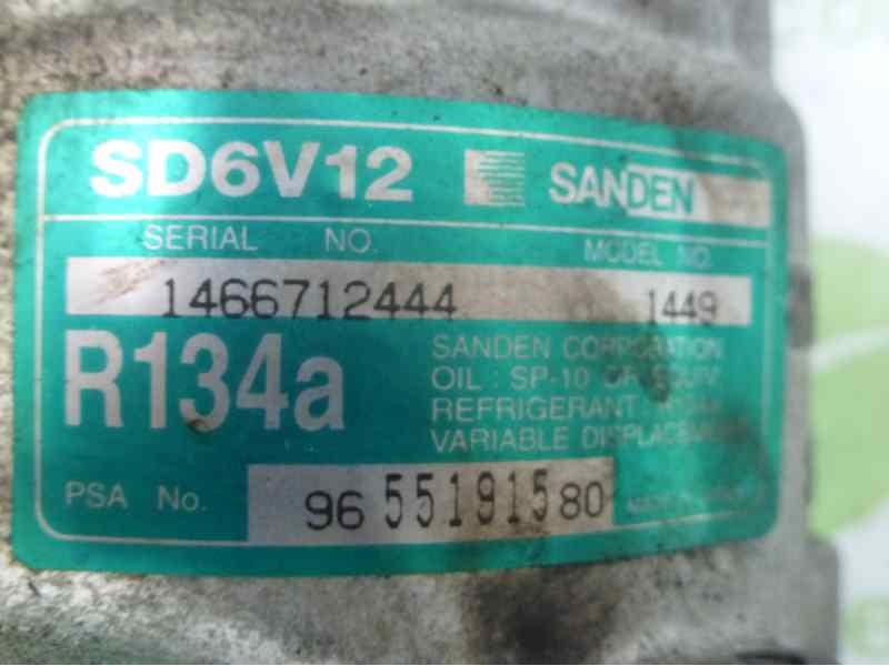 Recambio de compresor aire acondicionado para citroën xsara picasso 1.6 básico referencia OEM IAM 9655191580  