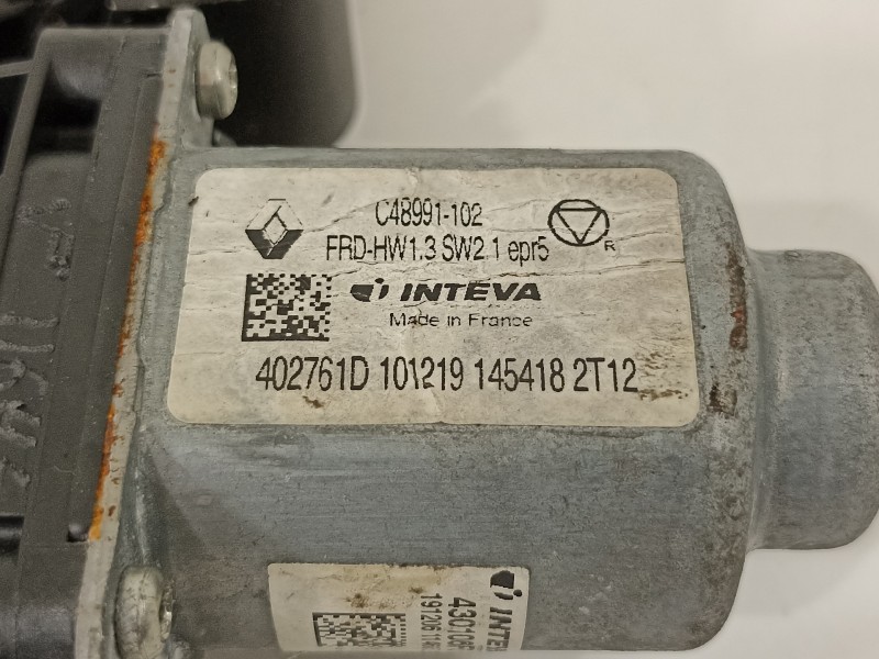 Recambio de elevalunas delantero derecho para renault talisman business referencia OEM IAM 807201773R  