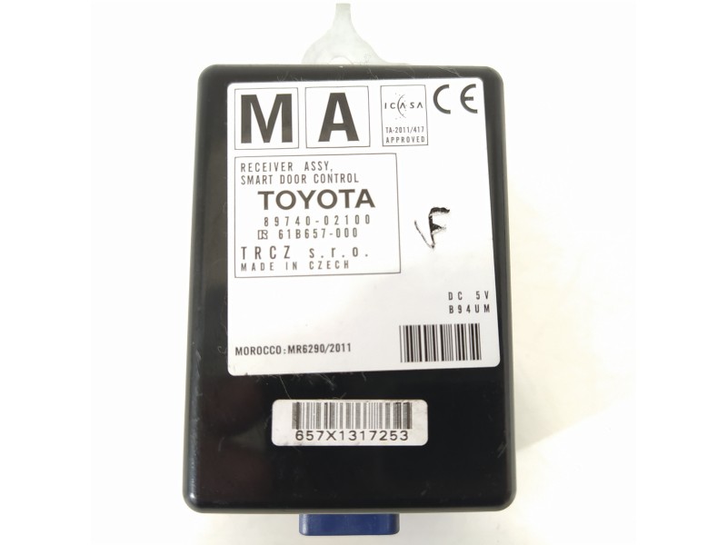 Recambio de modulo electronico para toyota auris hybrid active referencia OEM IAM 8974002100 61B657000 