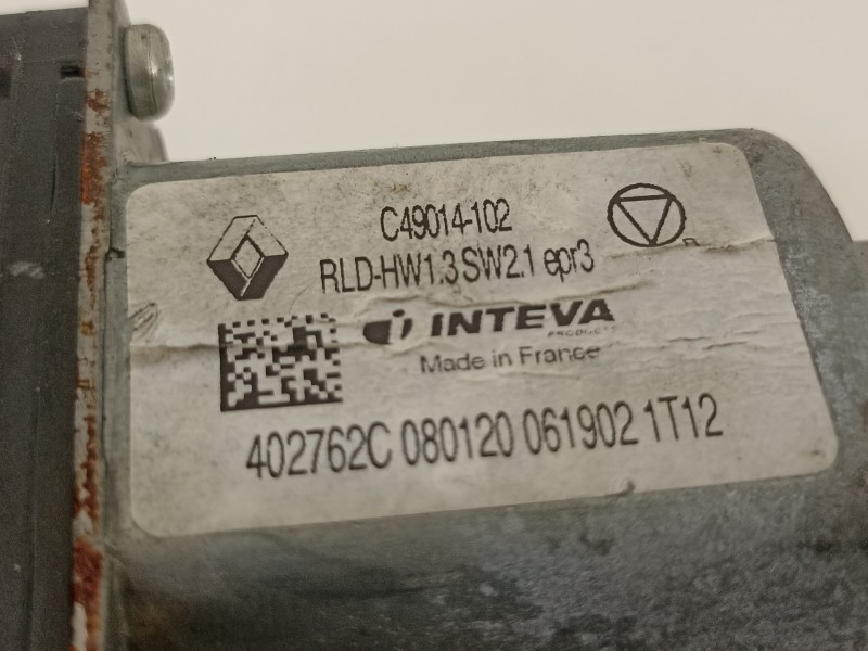 Recambio de elevalunas trasero izquierdo para renault talisman business referencia OEM IAM 827210991R  