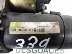 Recambio de motor arranque para peugeot 307 (s1) xt referencia OEM IAM D6RA572 15J21224ND  2