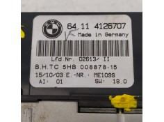 Recambio de mando climatizador para bmw serie 3 berlina (e46) 330d edition advance referencia OEM IAM 4126707 64114126707  2