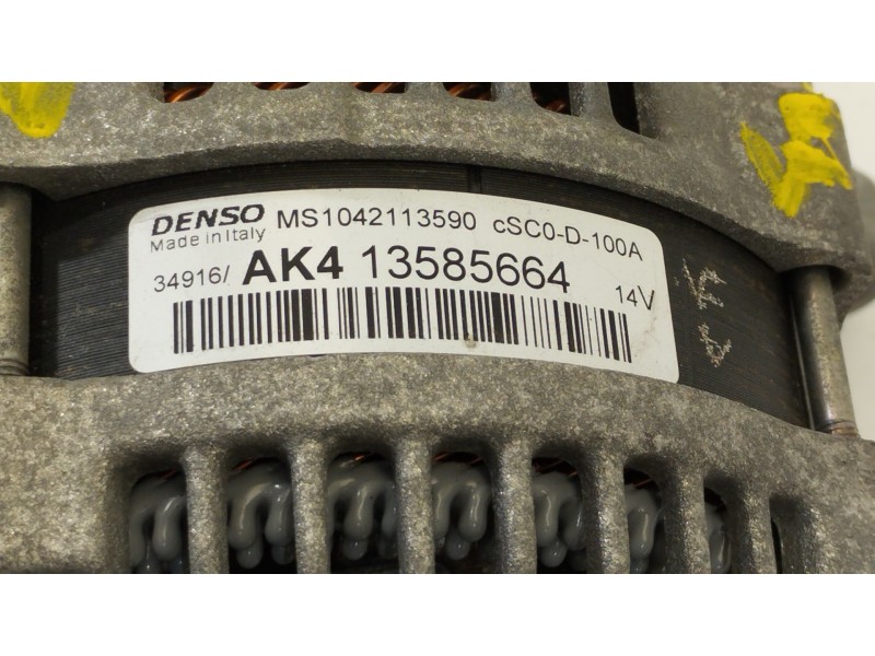 Recambio de alternador para opel corsa e selective referencia OEM IAM 13585664 MS1042113590 
