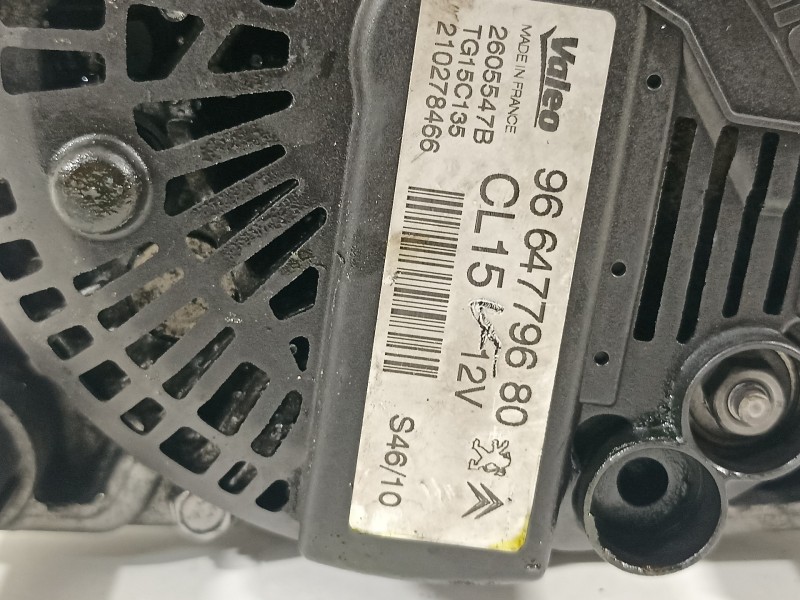 Recambio de alternador para peugeot 308 envy referencia OEM IAM 9664779680  