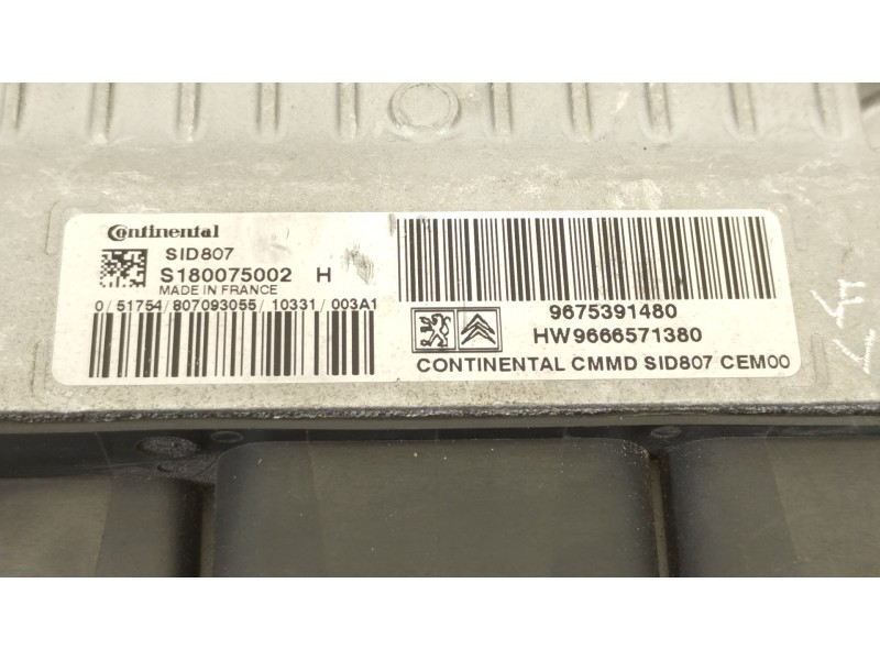 Recambio de centralita motor uce para peugeot 308 envy referencia OEM IAM 9675391480 S180075002 9666571380