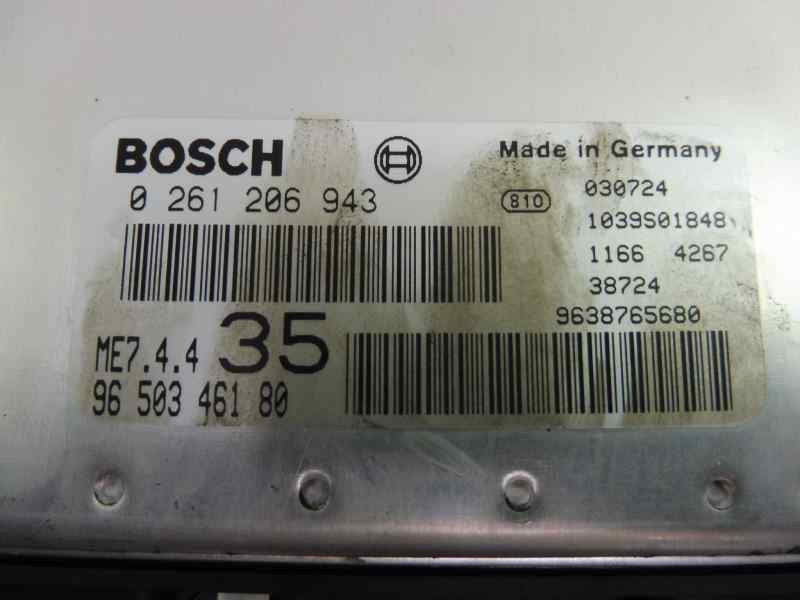 Recambio de centralita motor uce para peugeot 307 (s1) xs referencia OEM IAM 9650346180 0261206943 9638765680