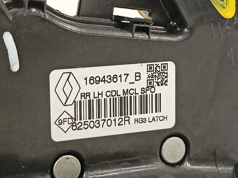 Recambio de cerradura puerta trasera izquierda para renault talisman business referencia OEM IAM 825037012R 825037601R 