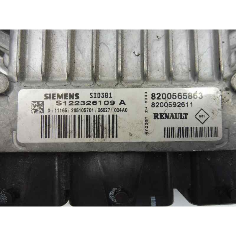 Recambio de centralita motor uce para renault scenic ii confort dynamique referencia OEM IAM 8200565863 8200592611 122326109