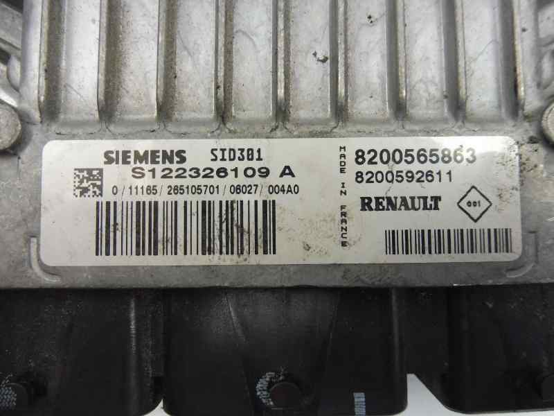 Recambio de centralita motor uce para renault scenic ii confort dynamique referencia OEM IAM 8200565863 8200592611 122326109