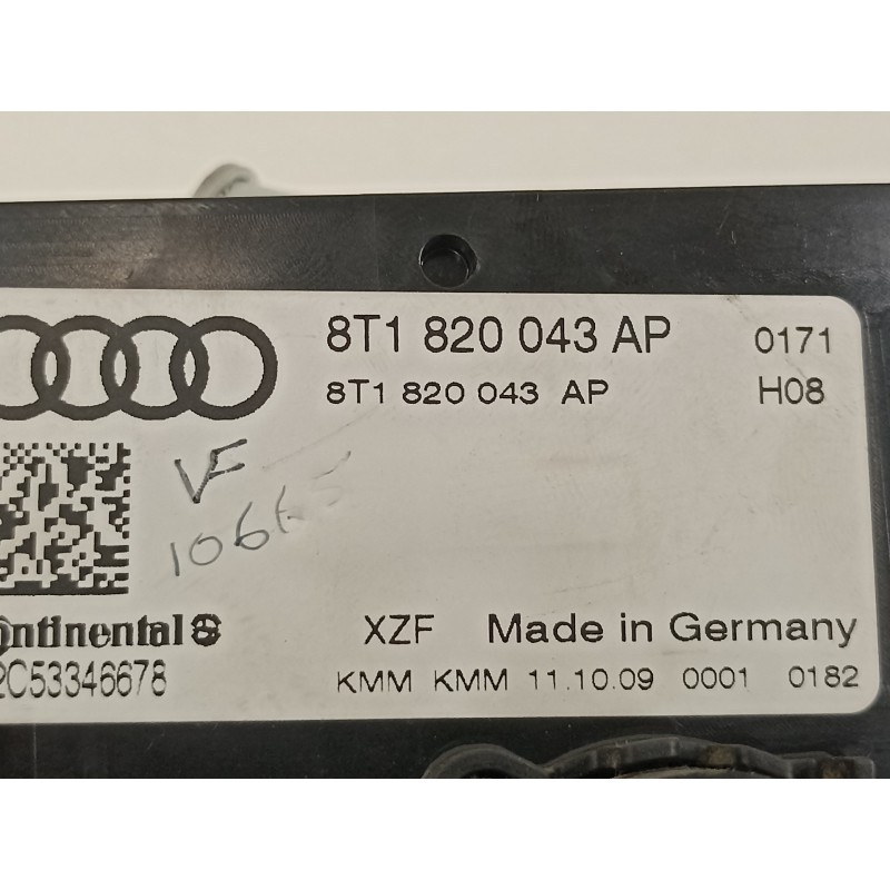 Recambio de mando climatizador para audi a5 sportback (8t) 2.0 tdi (105kw) referencia OEM IAM 8T1820043AP  