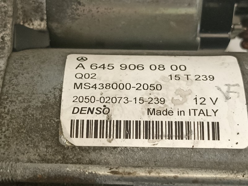 Recambio de motor arranque para mercedes-benz clase b (w246) b 200 cdi (246.208) referencia OEM IAM A6459060800 4380002050 