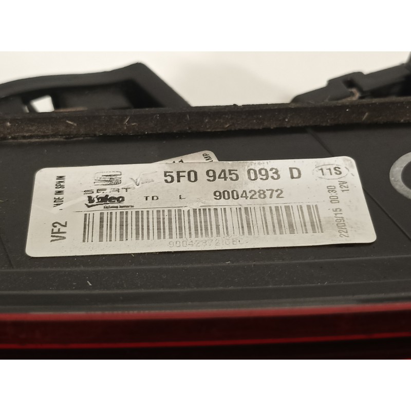 Recambio de piloto trasero izquierdo en porton para seat leon (5f1) style connect plus referencia OEM IAM 5F0945093D  