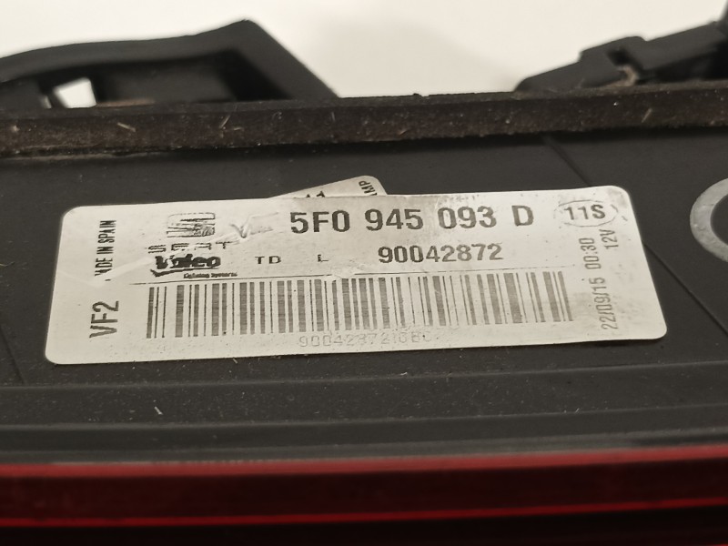 Recambio de piloto trasero izquierdo en porton para seat leon (5f1) style connect plus referencia OEM IAM 5F0945093D  