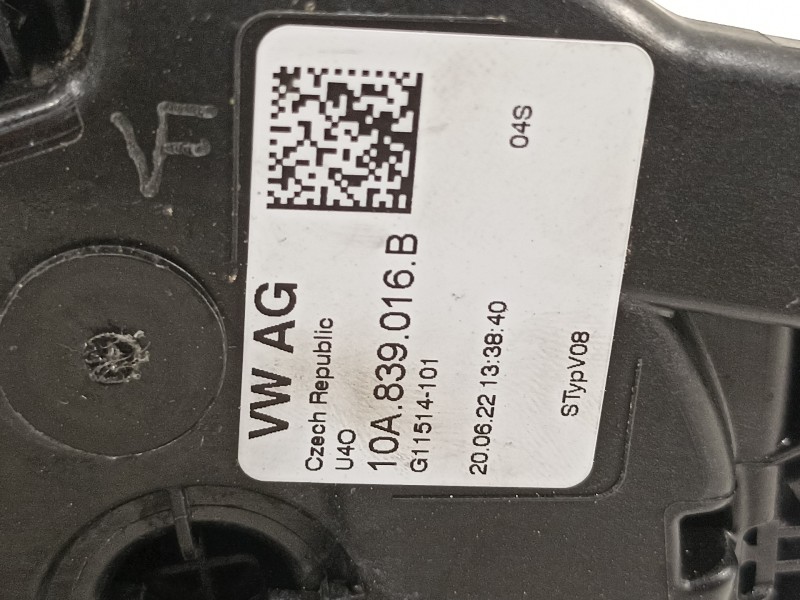 Recambio de cerradura puerta trasera derecha para seat arona xperience referencia OEM IAM 10A839016B  