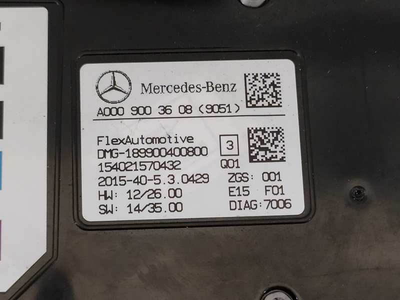 Recambio de luz interior para mercedes-benz clase cla (w117) cla 200 cdi (117.308) referencia OEM IAM A0009003608  