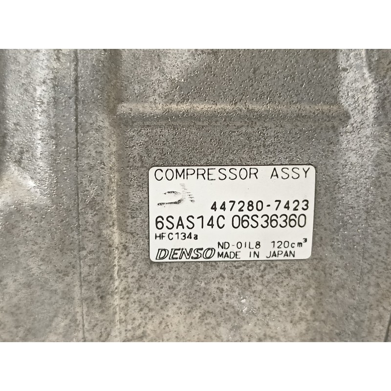 Recambio de compresor aire acondicionado para mercedes-benz clase b (w246) b 200 cdi (246.208) referencia OEM IAM 4472807423 A00