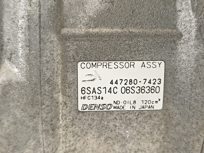 Recambio de compresor aire acondicionado para mercedes-benz clase b (w246) b 200 cdi (246.208) referencia OEM IAM 4472807423 A00