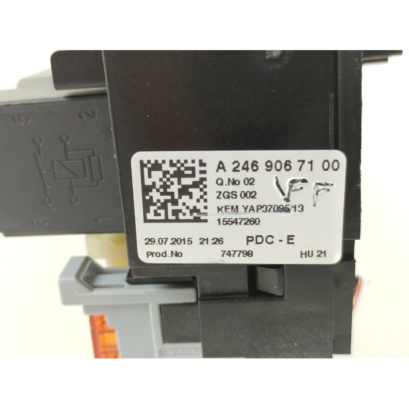 Recambio de caja reles / fusibles para mercedes-benz clase b (w246) b 200 cdi (246.208) referencia OEM IAM A2469067100  